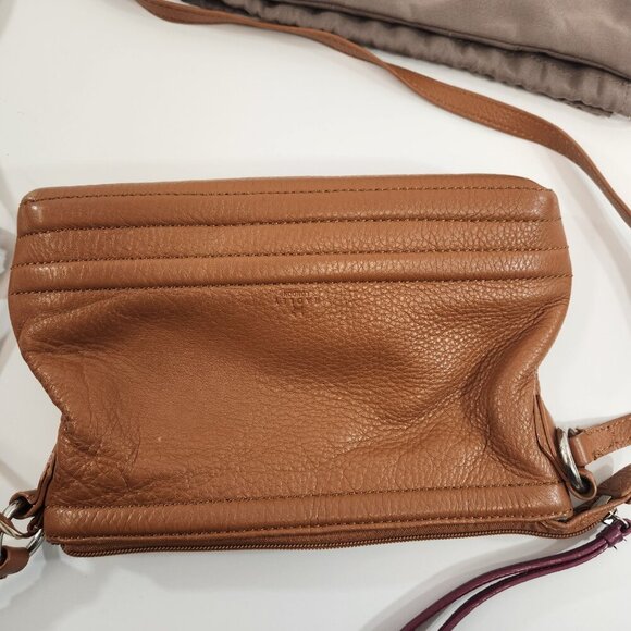 Radley London Brown Leather Crossbody Purse w/ Dust Bag - Picture 9 of 14